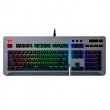 Thermaltake Level 20 RGB Titanium Teclado Mecánico Gaming Cherry MX Blue en PcComponentes