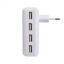 CoolBox Cargador 4x USB 5V/5A 30W Blanco