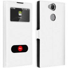 Avizar Funda Libro con Doble Ventana Blanca para Sony Xperia XA2 en PcComponentes