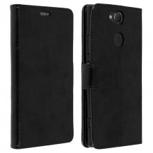 Avizar Funda Cartera Vintage Negra para Sony Xperia XA2 en PcComponentes