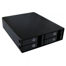 CoolBox HSW-1542 Baía Frontal 5.25" 4 Discos SATA/SAS 2.5" para caixa SRM-44500 en PcComponentes