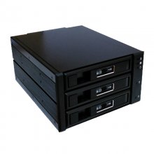 CoolBox HSW-2533 Baía Frontal 5.25" 3 Discos SATA/SAS 3.5"/2.5" para caixa SRM-44500 en PcComponentes