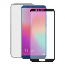 Contact Pack Funda Ultrafina Transparente + Protector Cristal Templado para Honor 10 en PcComponentes