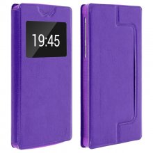 Clappio Funda Cartera con Ventana Violeta para Smartphone 6" en PcComponentes