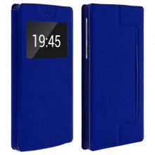 Clappio Funda Cartera con Ventana Azul para Smartphone 6.2" en PcComponentes