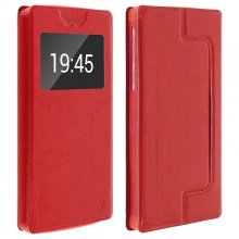 Clappio Funda Cartera con Ventana Roja para Smartphone 6.2" en PcComponentes