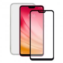 Contact Pack Funda Ultrafina Transparente + Protector Cristal Templado para Xiaomi Mi 8 Lite en PcComponentes