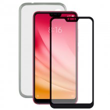 Contact Pack Funda Ultrafina Transparente + Protector Cristal Templado para Xiaomi Redmi Note 6 Pro en PcComponentes