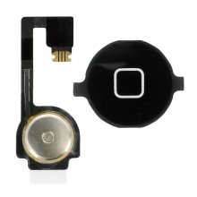 Avizar Repuesto Botón Home Negro con Banda de Conexión para iPhone Phone 4 en PcComponentes