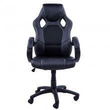 HomCom Silla Racing Oficina/Gaming Negra en PcComponentes