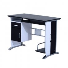 Homcom Mesa Oficina 100x52x75cm Negra en PcComponentes