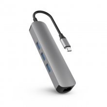 HyperDrive Hub Multipuerto USB-C Gris Espacial en PcComponentes