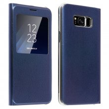 Avizar Funda Libro con Ventana Azul para Samsung Galaxy S8 Plus en PcComponentes