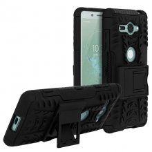 Avizar Funda Antigolpes con Soporte Negra para Sony Xperia XZ2 Compact en PcComponentes