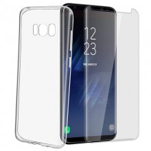 Avizar Funda de Silicona Transparente + Cristal Templado para Samsung Galaxy S8 en PcComponentes