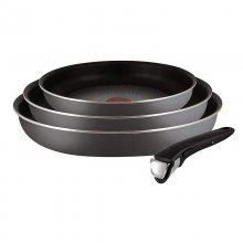 Tefal Ingenio Essential Set de 3 Frigideiras 20/24/26cm + Manga Extraível en PcComponentes