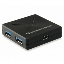 Conceptronic HUBBIES02B Hub 4 Portas USB 3.0 en PcComponentes