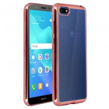 Avizar Funda Silicona con Bordes Metálicos Rosa para Huawei Y5 2018/Honor 7S Silicona en PcComponentes