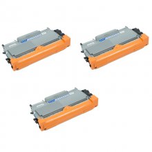 ZipZap TN220 Pack 3 Tóners Compatibles Brother Negro