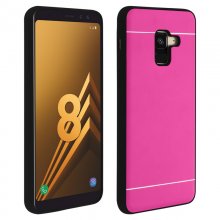 Avizar Funda de Aluminio/Silicona Rosa para Samsung Galaxy A8 en PcComponentes