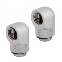 Corsair Hydro X Series 90° Rotary Pack 2 Adaptadores Cromo en PcComponentes