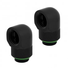 Corsair Hydro X Series 90° Rotary Pack 2 Adaptadores Negro en PcComponentes