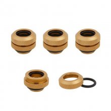 Corsair Hydro X Series XF Hardline 12mm OD Pack de 4 Dourado en PcComponentes
