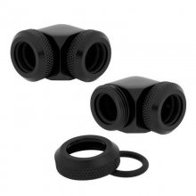 Corsair Hydro X Series XF Hardline 90° 12mm OD Pack de 2 Negro en PcComponentes