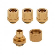 Corsair Hydro X Series XF Compresión 10/13mm ID/OD Pack de 4 Dorado en PcComponentes