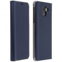 Avizar Flip Book Cover Funda Cartera Azul Oscuro para Samsung Galaxy J6 en PcComponentes