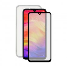 Contact Pack Funda Ultrafina Transparente + Protector Cristal Templado para Xiaomi Redmi Note 7 en PcComponentes