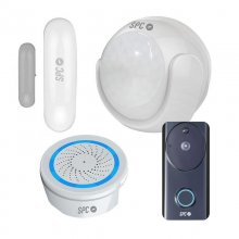 SPC Security Starter Kit Sensor Aperio + Sensor Kinese + Alarma Sonus + Visum Videoportero Wifi en PcComponentes
