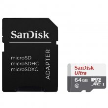 Sandisk Ultra MicroSDXC 64GB Clase 10 UHS-I + Adaptador en PcComponentes