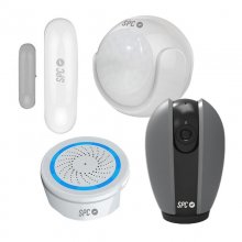 SPC Security Starter Kit Sensor Aperio + Sensor Kinese + Alarma Sonus + Teia Cámara 360º en PcComponentes