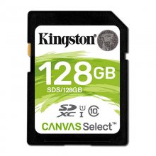 Kingston Canvas Select SDXC 128GB Clase 10 UHS-I en PcComponentes