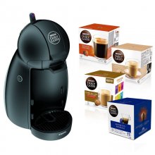 Krups Piccolo Cafetera Dolce Gusto Negro Mate + 4 Packs de Cápsulas de Café en PcComponentes