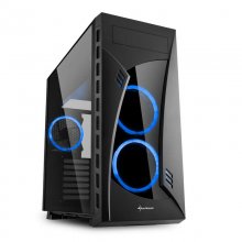Sharkoon Night Shark USB 3.0 Cristal Templado Negra/Azul en PcComponentes