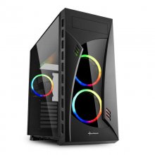 Sharkoon Night Shark USB 3.0 RGB Cristal Templado Negra en PcComponentes