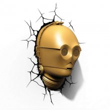 3D Light FX Star Wars Lámpara 3D LED C-3PO en PcComponentes