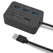 1Life cr:complete USB 3 Lector de Tarjetas + HUB USB 3.0 en PcComponentes