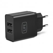1Life pa:dual USB Cargador Universal 2 Puertos USB 5V 2.4A en PcComponentes