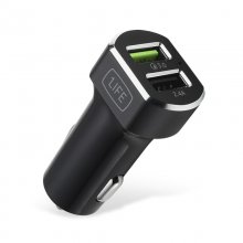 1Life pa:dual USB auto Cargador de Coche Dual USB Quick Charge 3.0 en PcComponentes