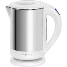Clatronic WK 3437 Hervidor de Agua 1.7L 2400W Blanco/Inox en PcComponentes