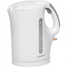 Bomann WK 5011 Hervidor de Agua 1.7L 2200W Blanco en PcComponentes