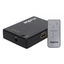 Approx APPC29V2 Switch 3 Puertos HDMI 4K con Mando a Distancia en PcComponentes