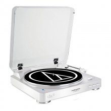 Audio-Technica AT-LP60BT Tocadiscos Inalámbrico Automático de Tracción por Correa Blanco en PcComponentes