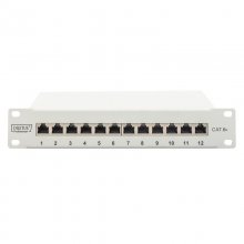 Digitus Panel 10" 12 Puertos FTP Cat 6 1U Gris en PcComponentes