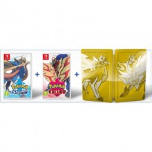 Pack Dual Pokémon Sword + Pokémon Shield + Steelbook Nintendo Switch en PcComponentes