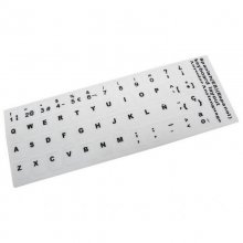 Etiquetas Adhesivas Blancas para Convertir Teclado en Idioma Castellano en PcComponentes