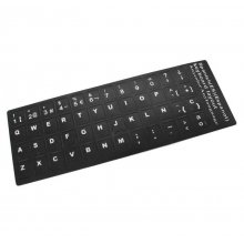 Etiquetas Adhesivas Negras para Convertir Teclado en Idioma Castellano en PcComponentes